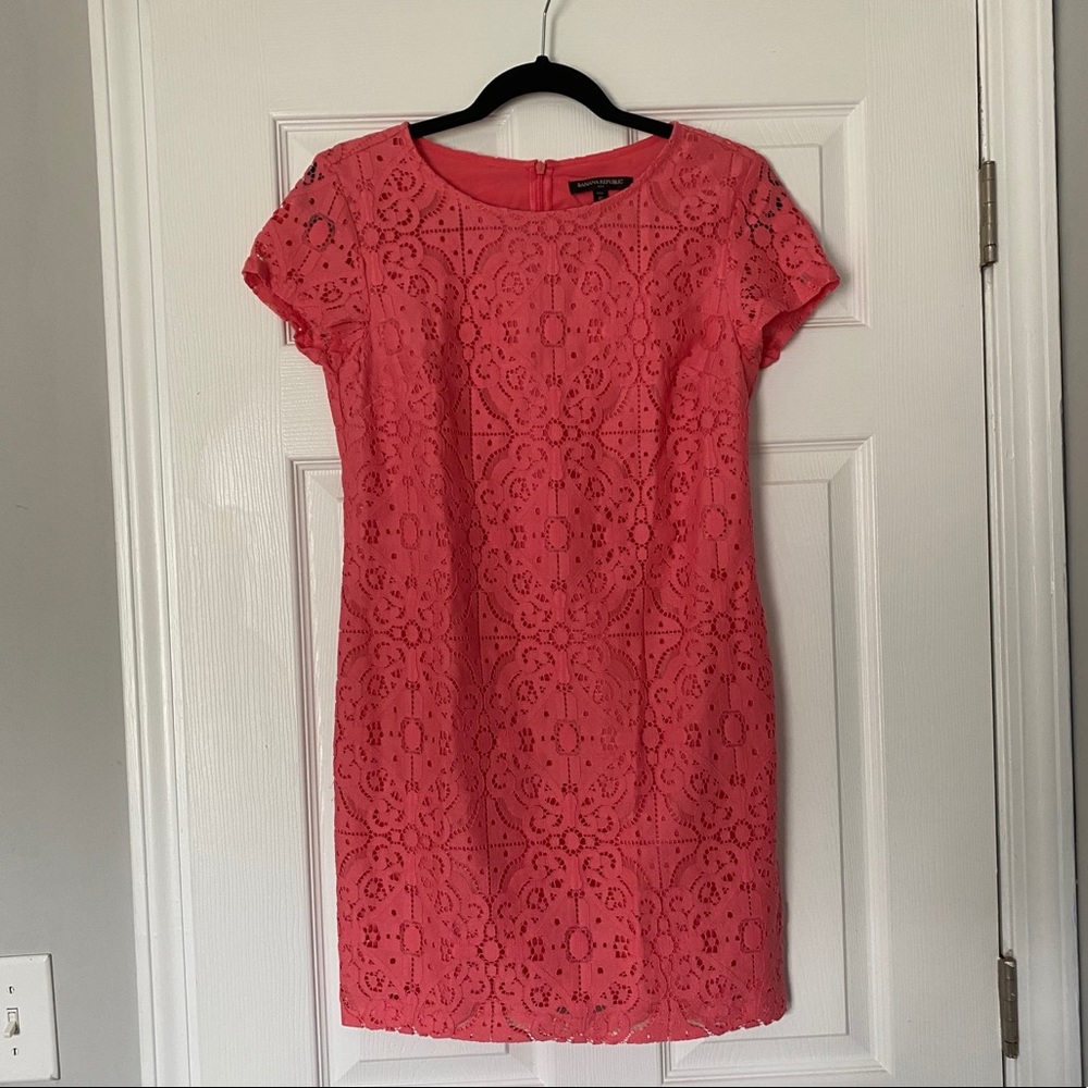 Banana Republic Pink Cocktail Dress